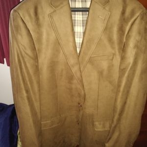 Ralph Lauren Medium Brown Ultrasuede Men's Blazer